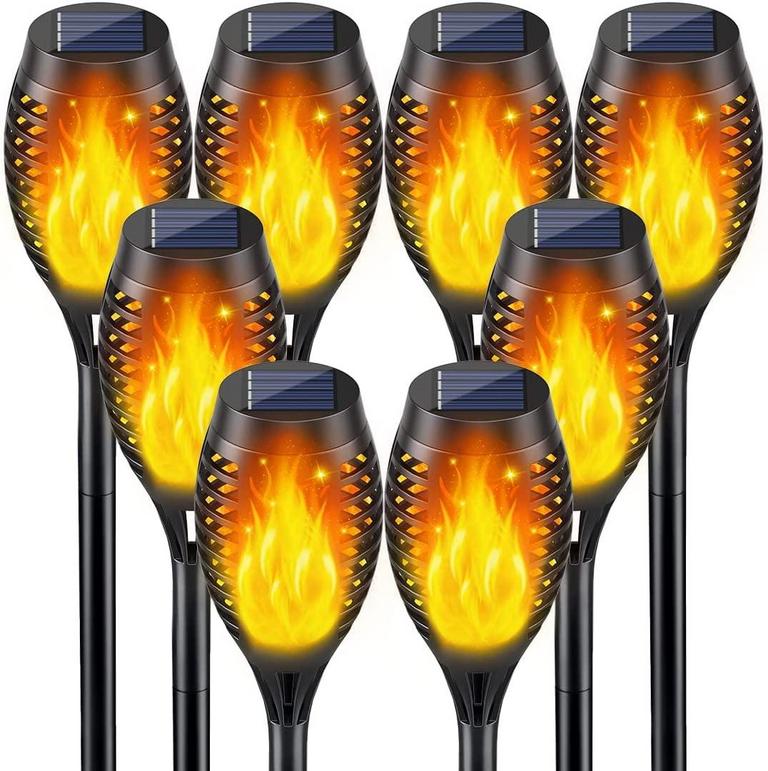 APPHOME SOLAR TORCH LIGHTS 8PK