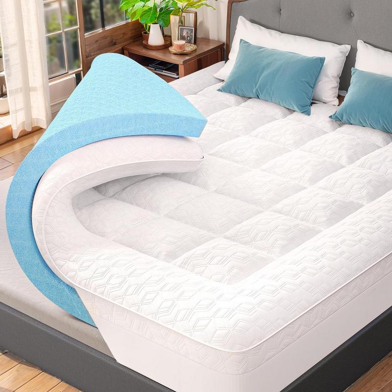MINLOVE 3IN QUEEN MATTRESS TOPPER