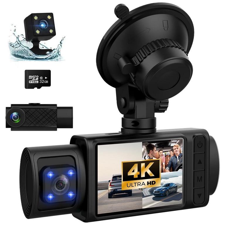 3-CHANNEL DASH CAM