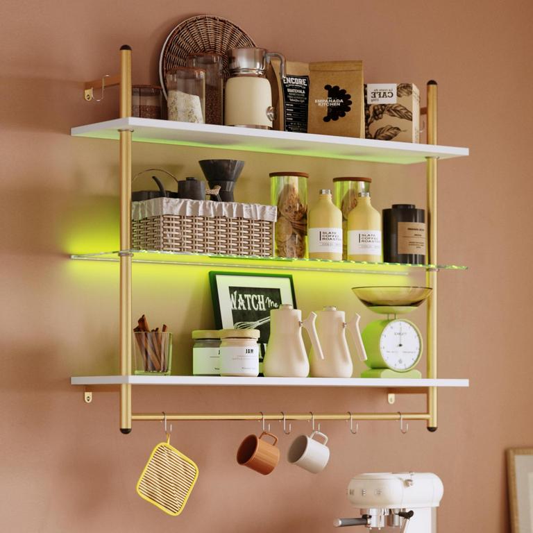 BESTIER 41IN W LED SHELVING