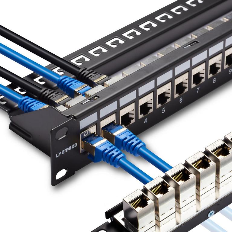 LYSYMIXS 24PORT ETHERNET PATCH PANEL