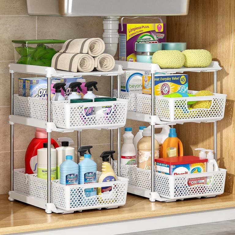 TAIMASI BATHROOM ORGANIZERS 2PK