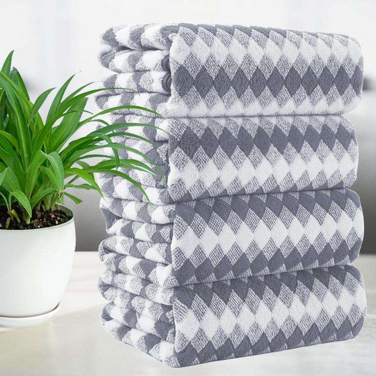 SMUGE EXTRA LG BATH TOWEL 4PK