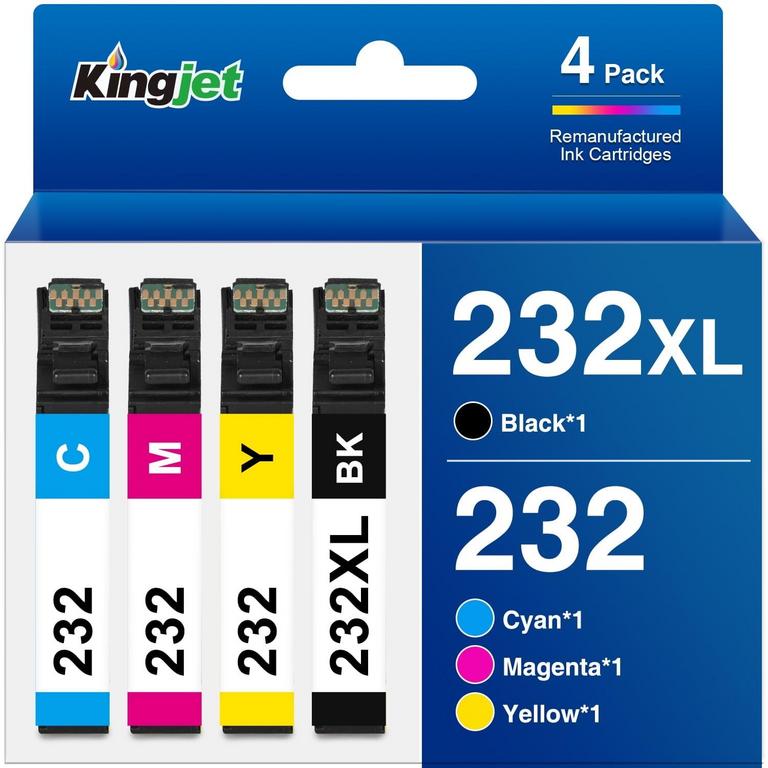 KINGJET INK CARTRIDGES 4PK