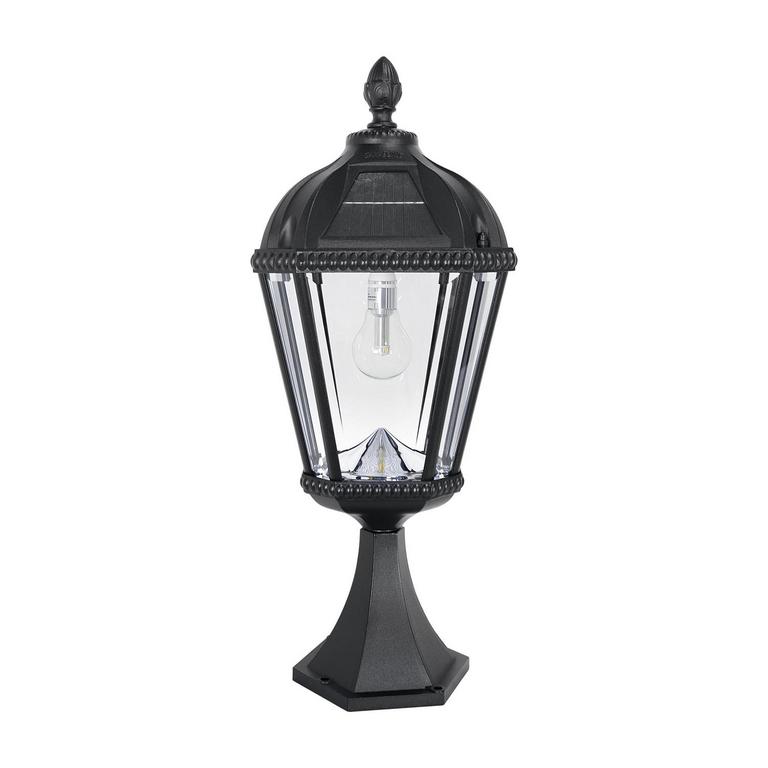 GAMA SONIC POST LIGHT BLACK 23"H