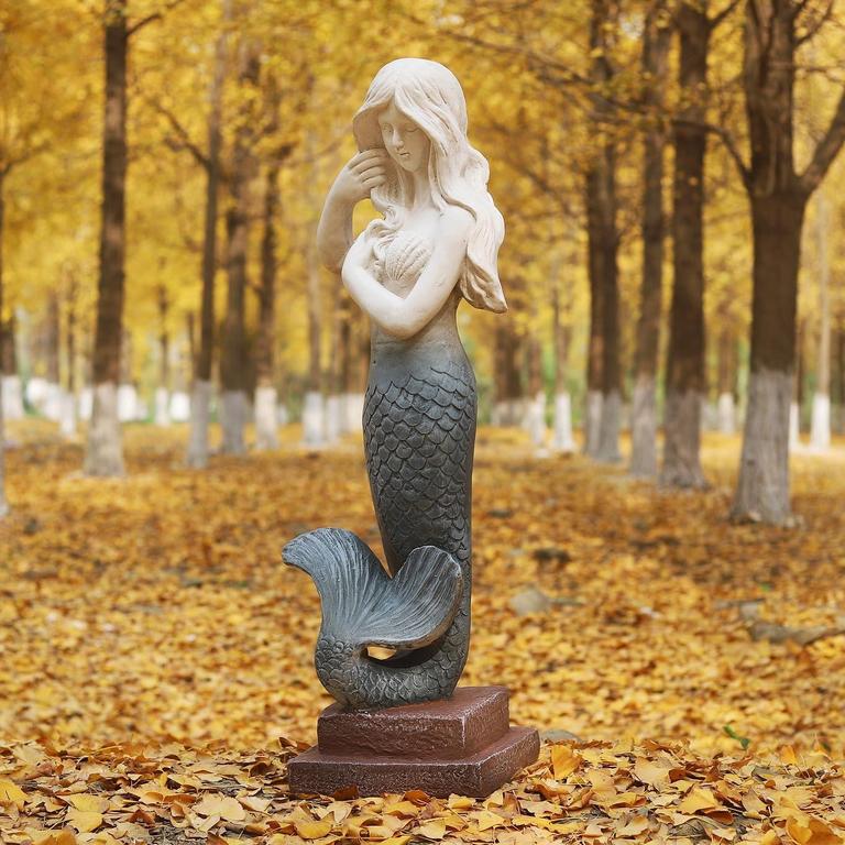 GENUINQ MERMAID STATUE 37IN