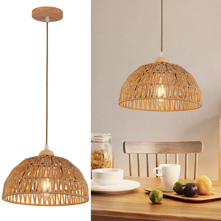 OCWHT BOHO PENDANT LIGHT 12.6IN