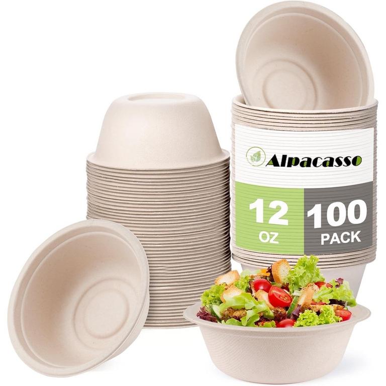 ALPACASSO 12OZ PAPER BOWLS 100PK