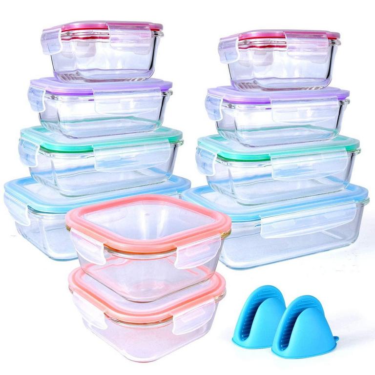BO-TOYS GLASS FOO DSTORAGE SET