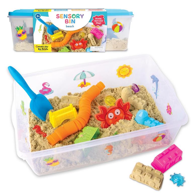 CREATIVITY FOR KIDS SENSORY BEACH BIN KIT