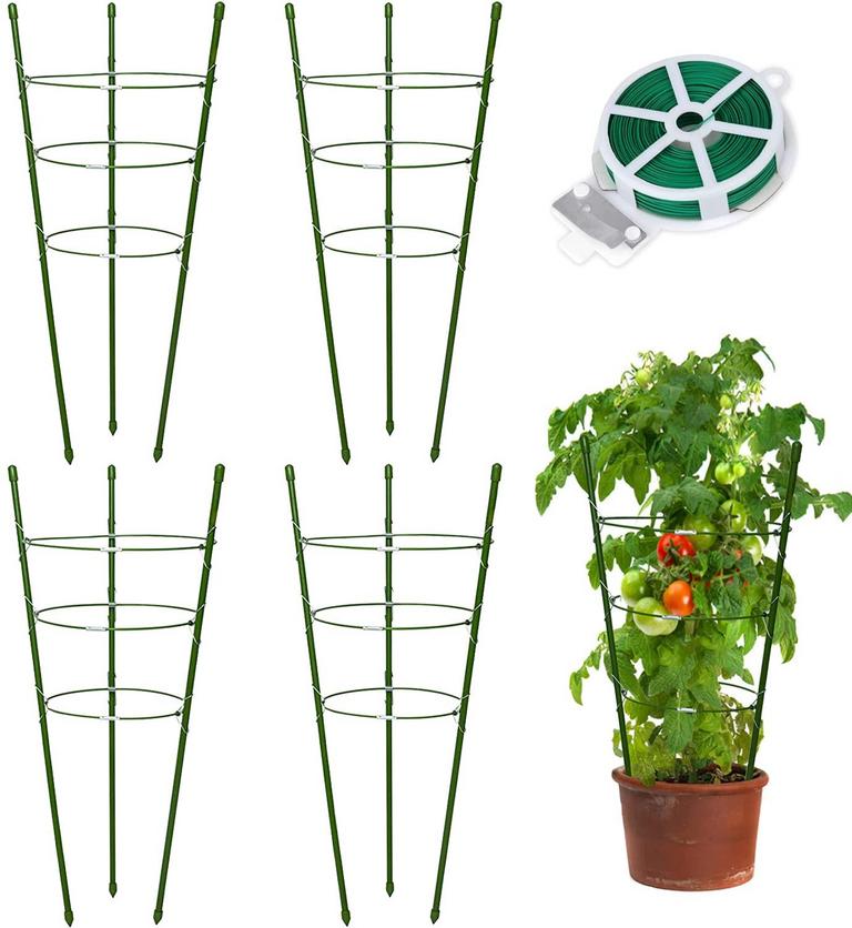 4PK 16IN TOMATO CAGES