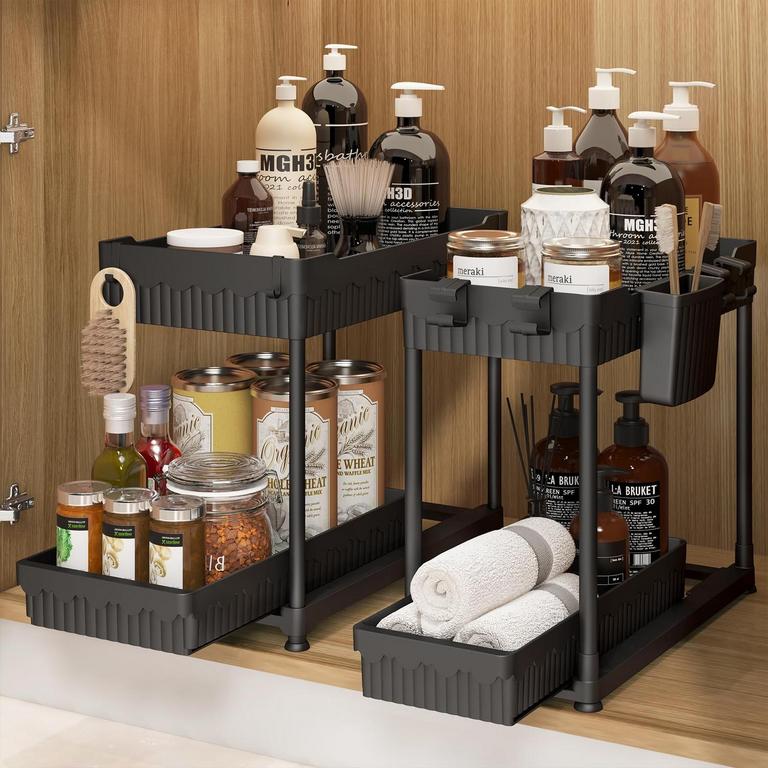 SEVENBLUE 2PK UNDER SINK ORGANIZERS