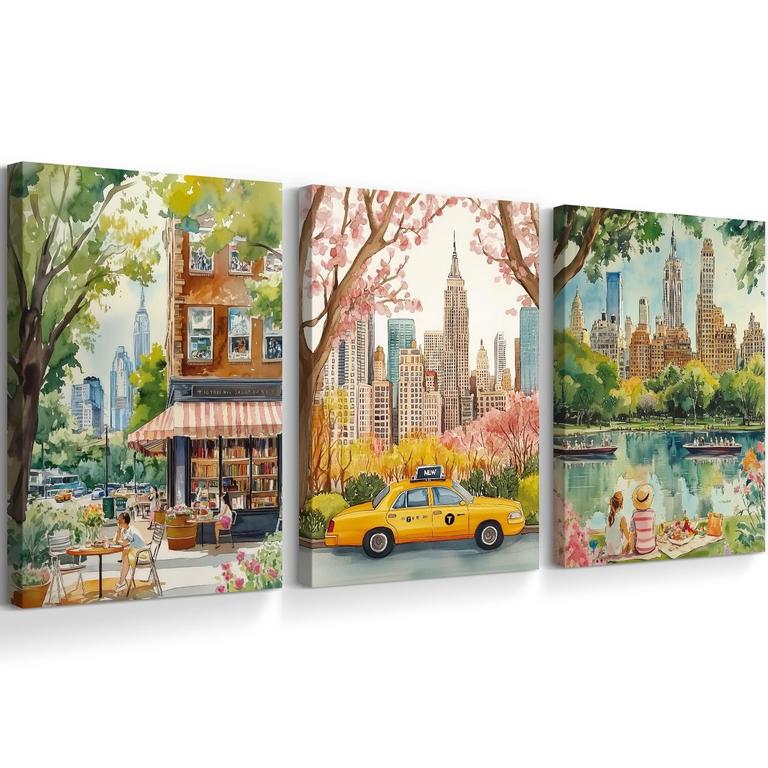 SYYANKK WALL ART 16IN X 24IN 3PC