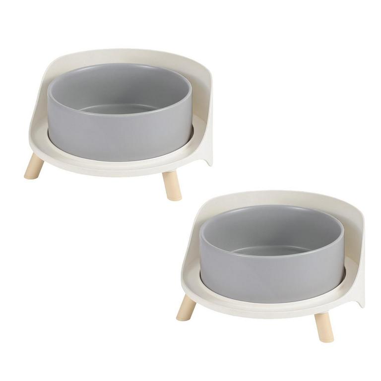 AHX ELEVATED DOG BOWLS L 2PK