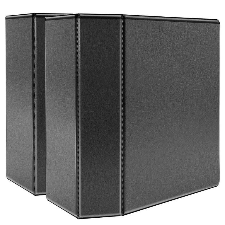 BASICS 5IN D-RING BINDERS 2PK
