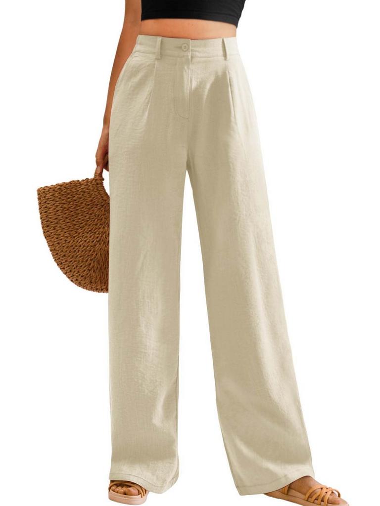 XL HIGH WAIST CASUAL PANTS