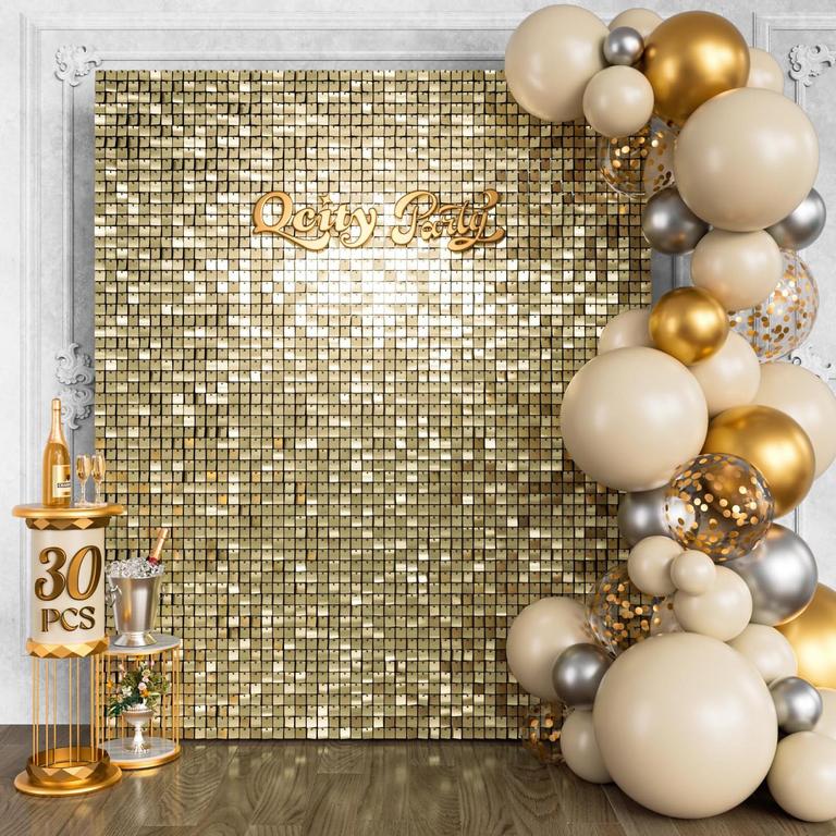 QCITY LIGHT GOLD 30PCS BACKDROP 