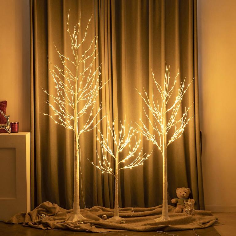LIGHTSUP BIRCH TREE 3PK