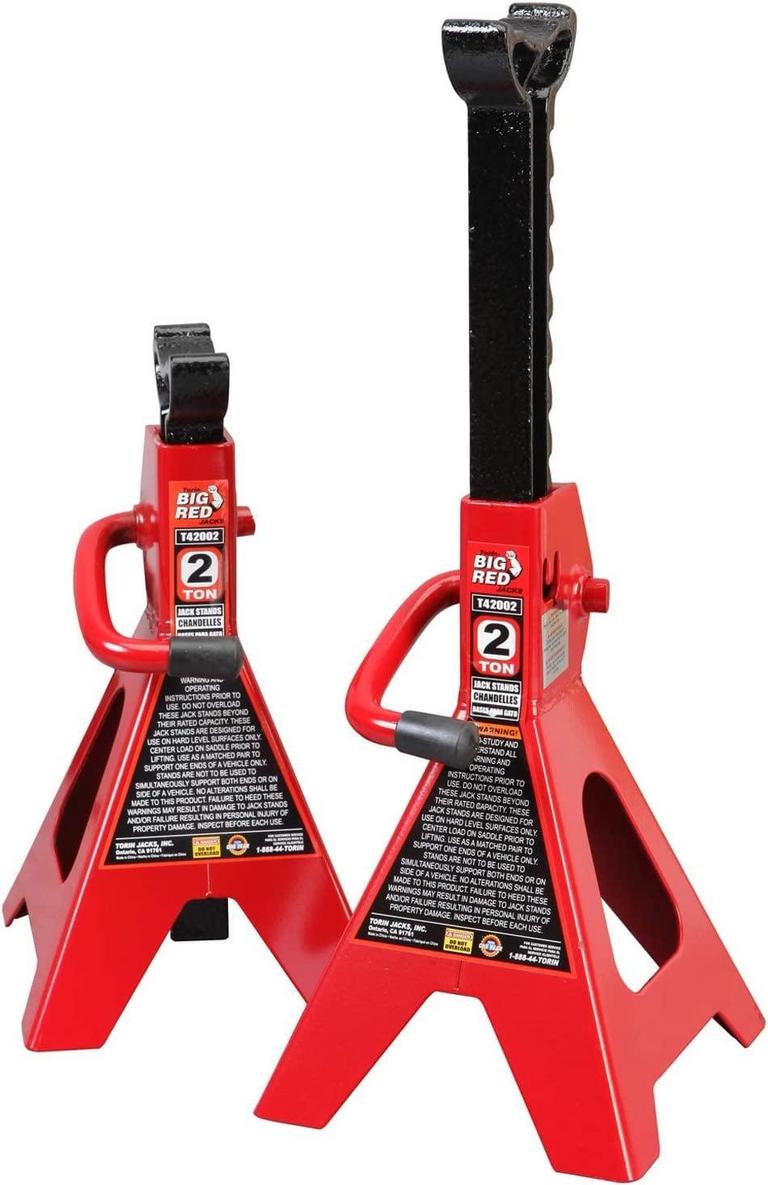 BIG RED STEEL JACK STAND PAIR 2TON