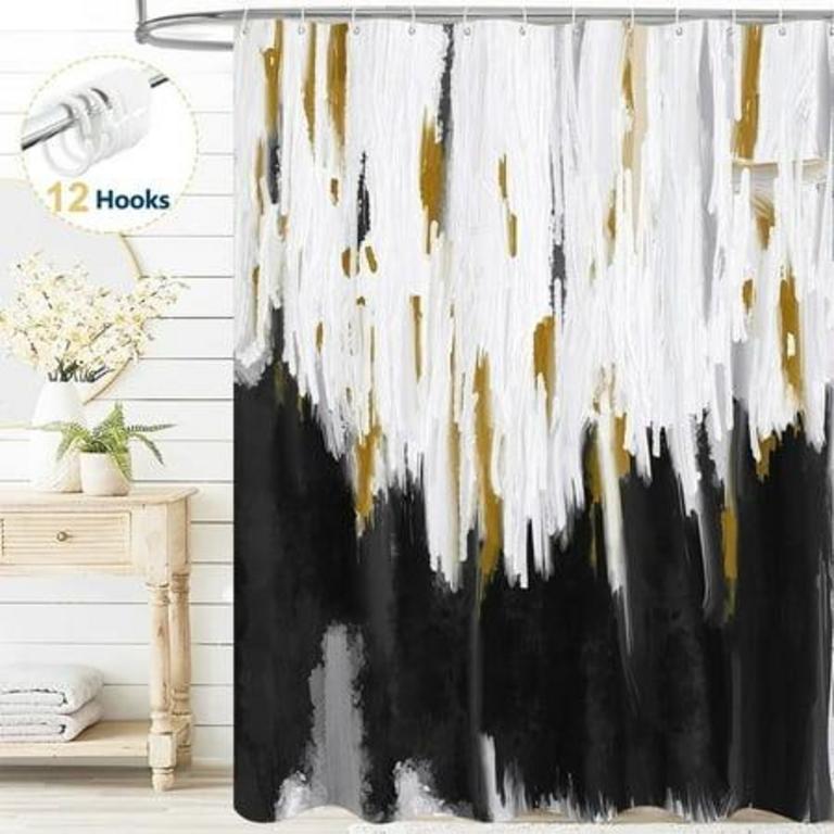 FABRIC SHOWER CURTAIN 72 X 78"