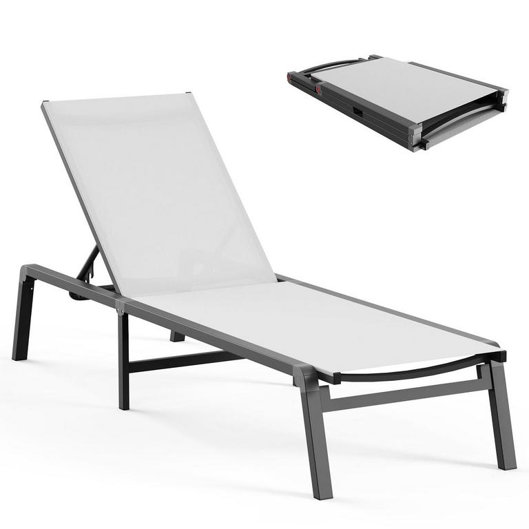 CIOKEA ALUMINUM LOUNGE CHAIR
