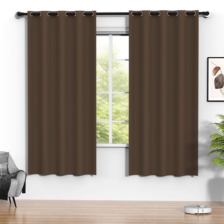 CSHIDWORLD BLACKOUT CURTAINS 52IN X 72IN 2PK