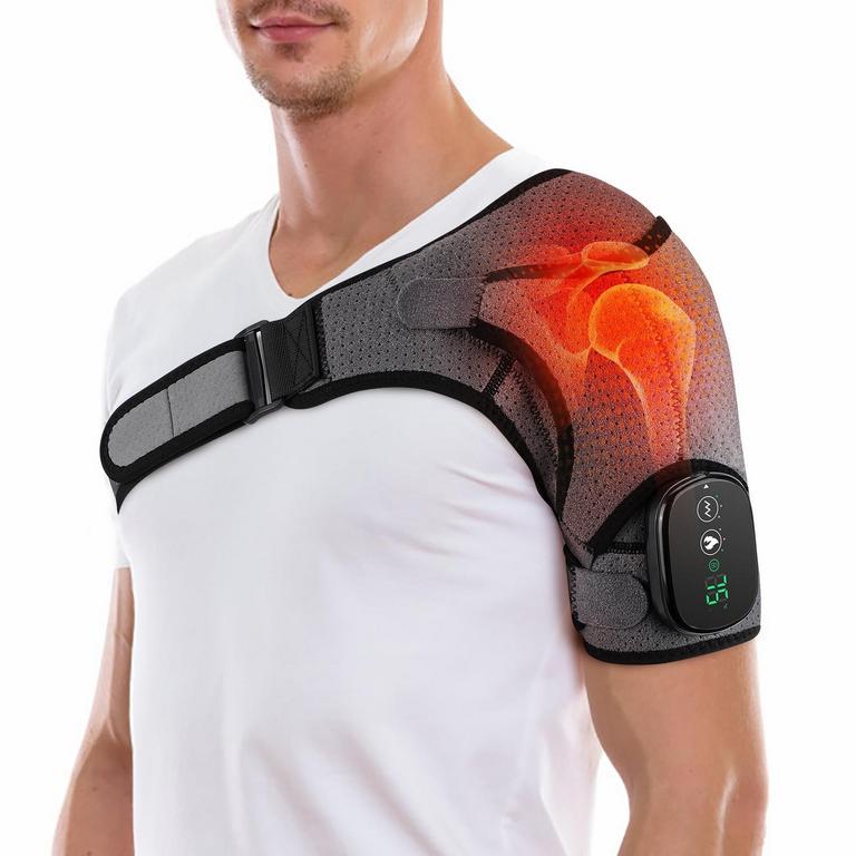DEARBEAUTY HEATED SHOULDER WRAP GREY