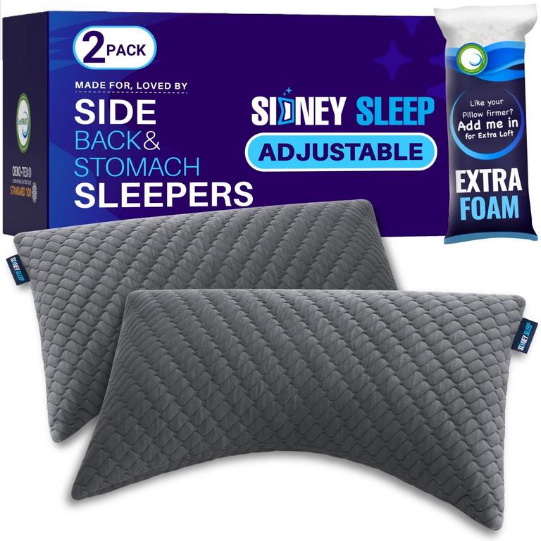 SIDNEY SLEEP QUEEN PILLOWS 2PK