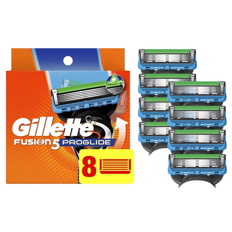 GILLETTE PROGLIDE MEN RAZOR REFILLS 8PK