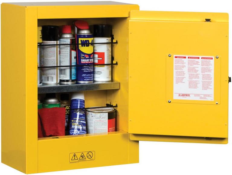 JUSTRITE 2 GAL FLAMMABLES STORAGE CABINET