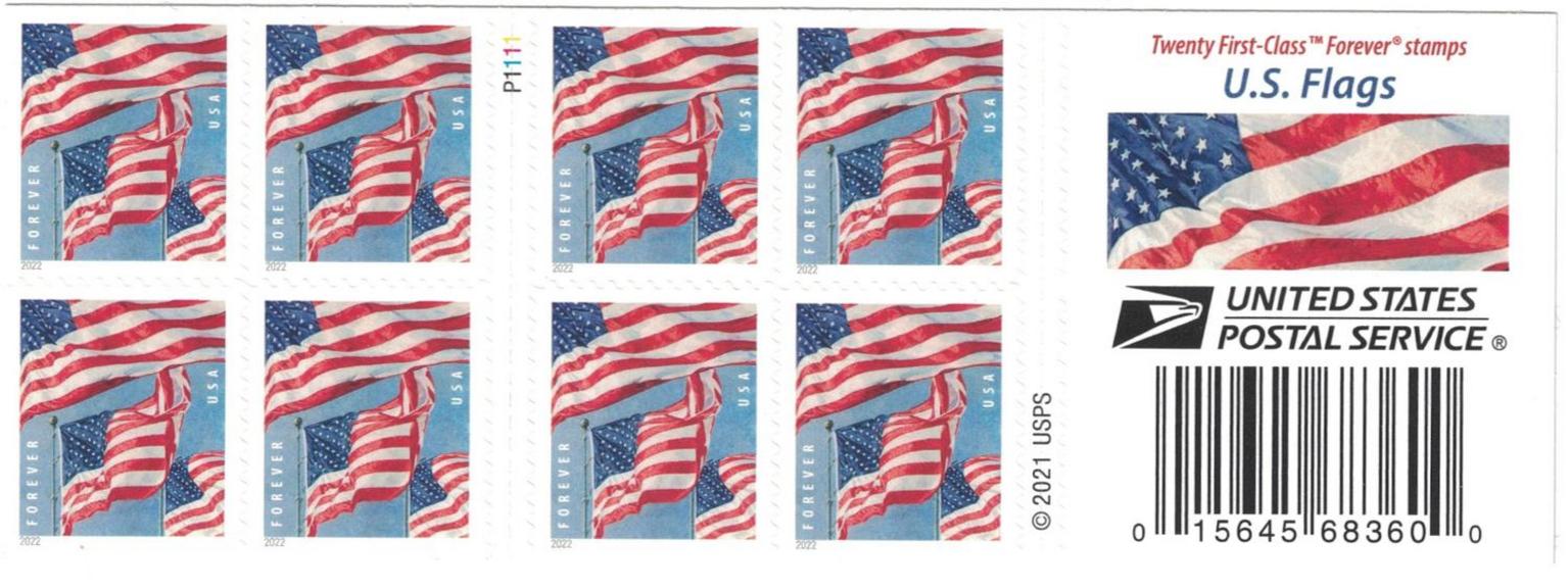 USPS FOREVER POSTAGE STAMPS 20PK