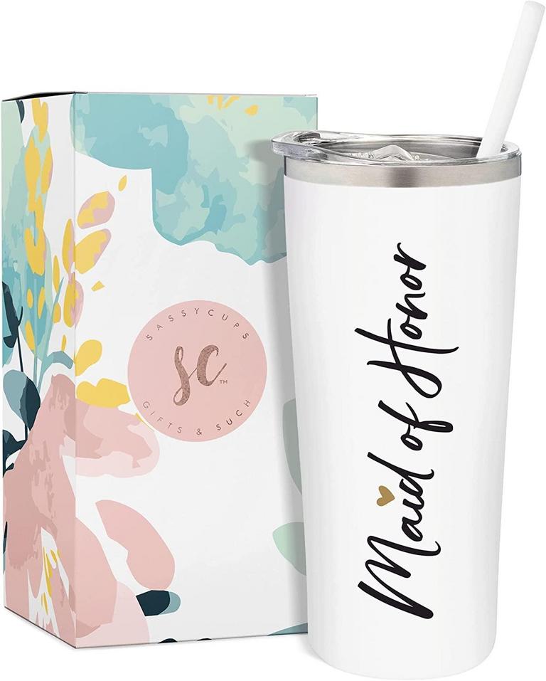 SASSYCUPS 22OZ MAID OF HONOR TUMBLER