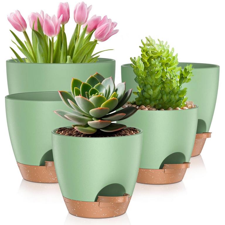 XUEYU 5PK SELF WATERING POTS
