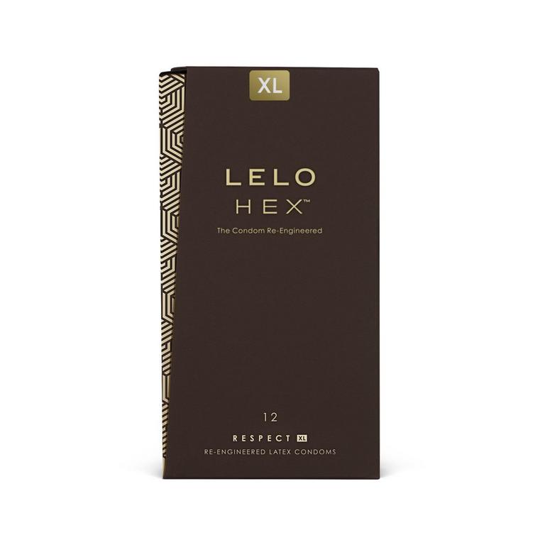 LELO HEX RESPECT CONDOMS XL 12PK