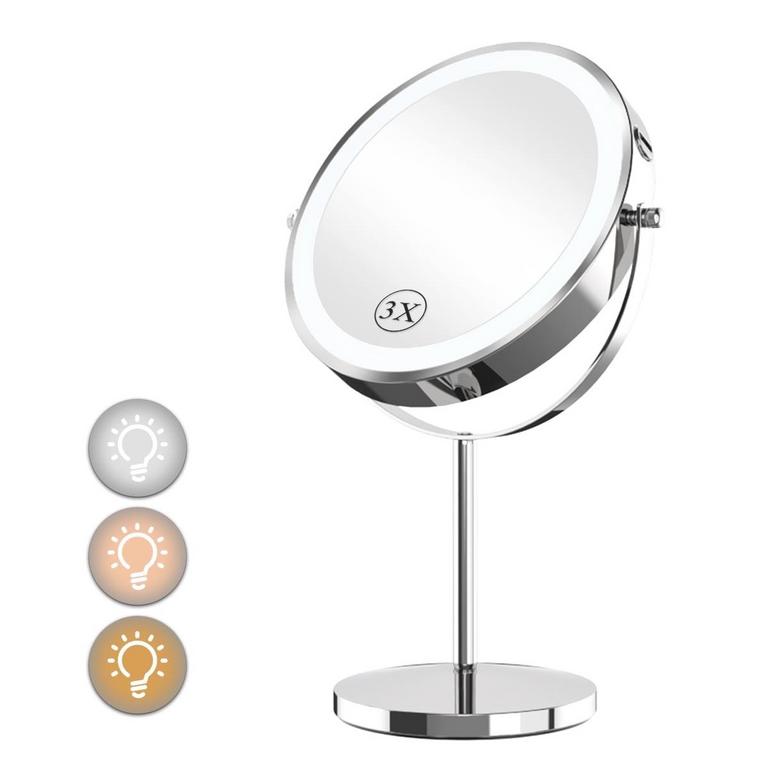 GPED 8IN LIGHTED MAKEUP MIRROR
