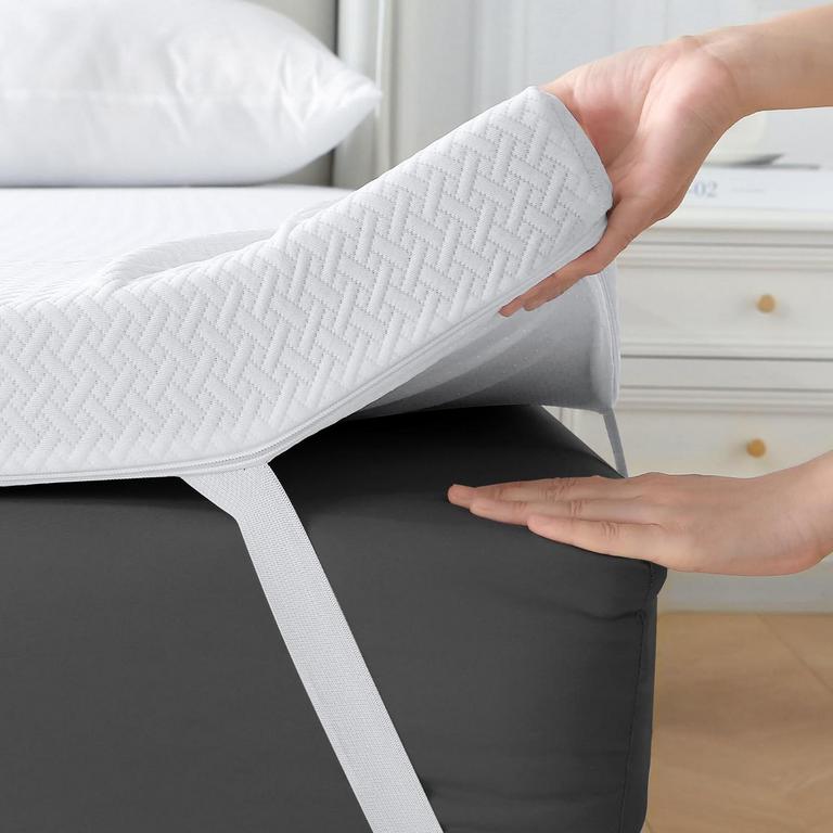 YUGYVOB 3IN QUEEN MATTRESS TOPPER