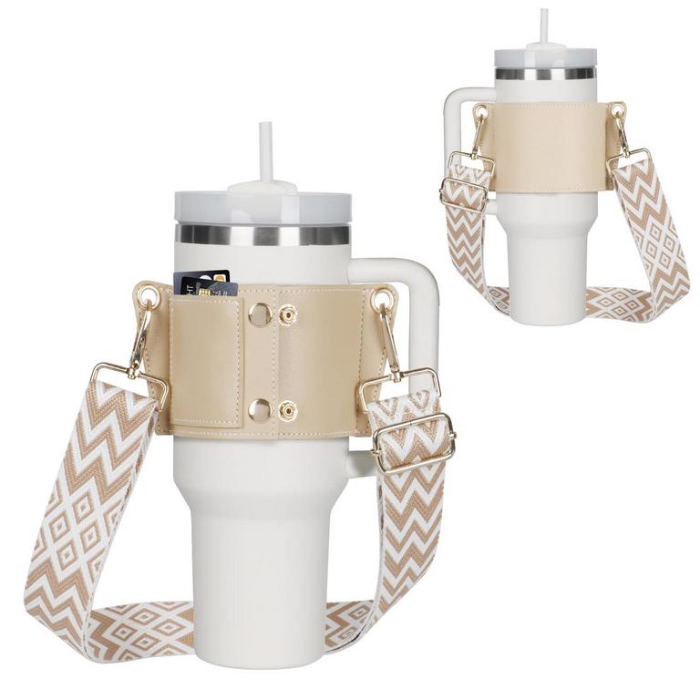 G GENLEAS LEATHER WATER BOTTLE HOLDER