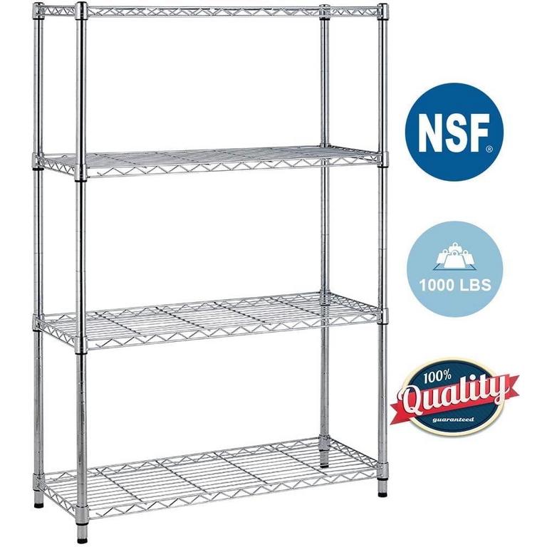 BESTOFFICE 4-SHELF SHELVING