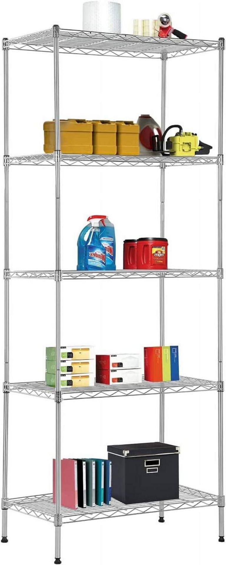 FDW 5-TIER WIRE SHELVING