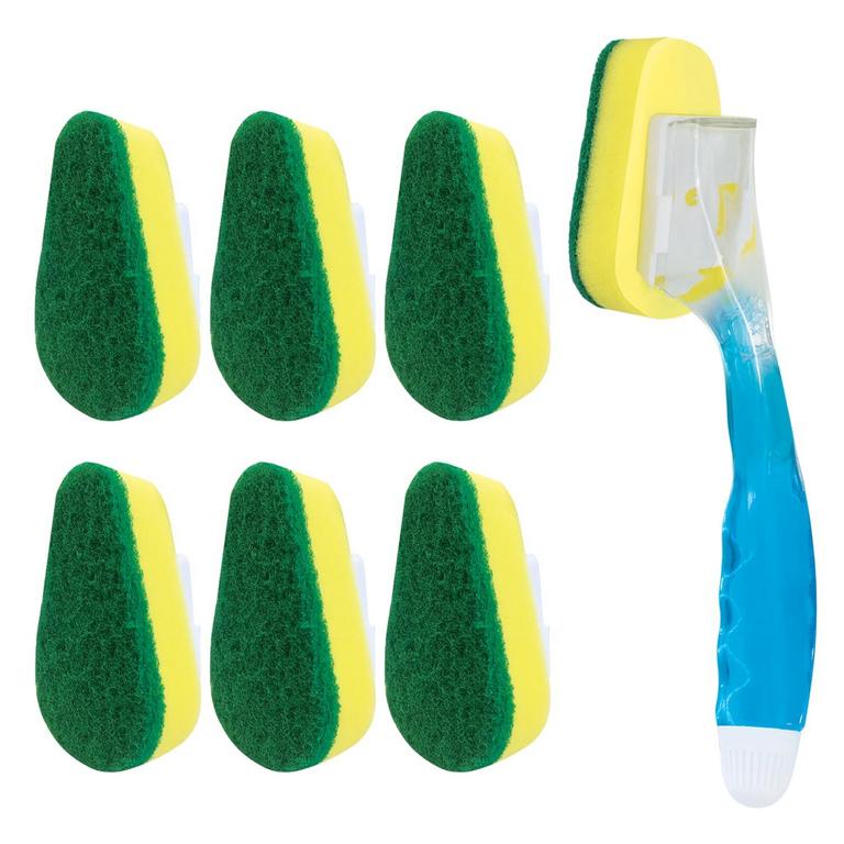 LOLA DISH WAND BRUSH W/ 6 REFILLS