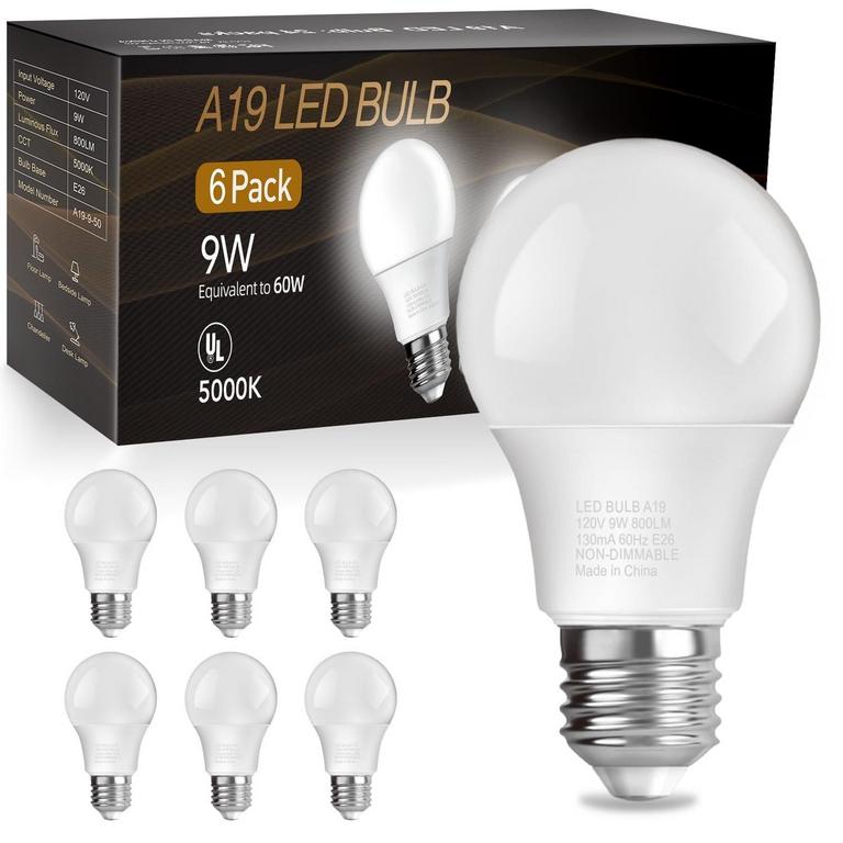 DAYBETTER 60W LED BULBS 6PK