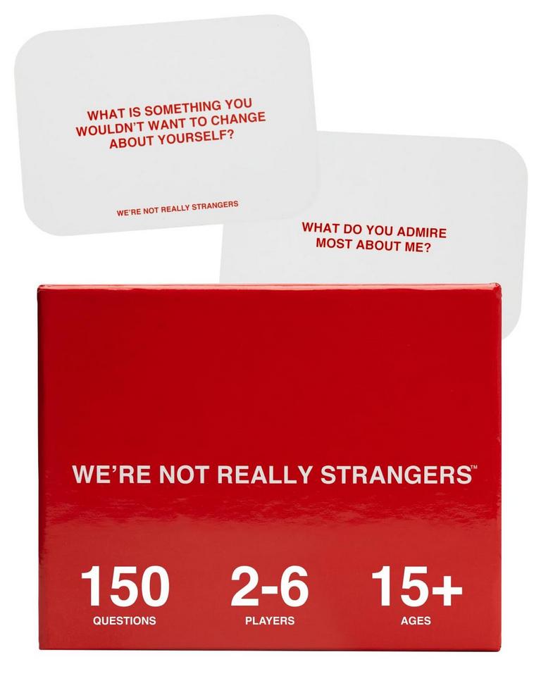 WE'RE NOT REALLY STRANGERS CARD GAME