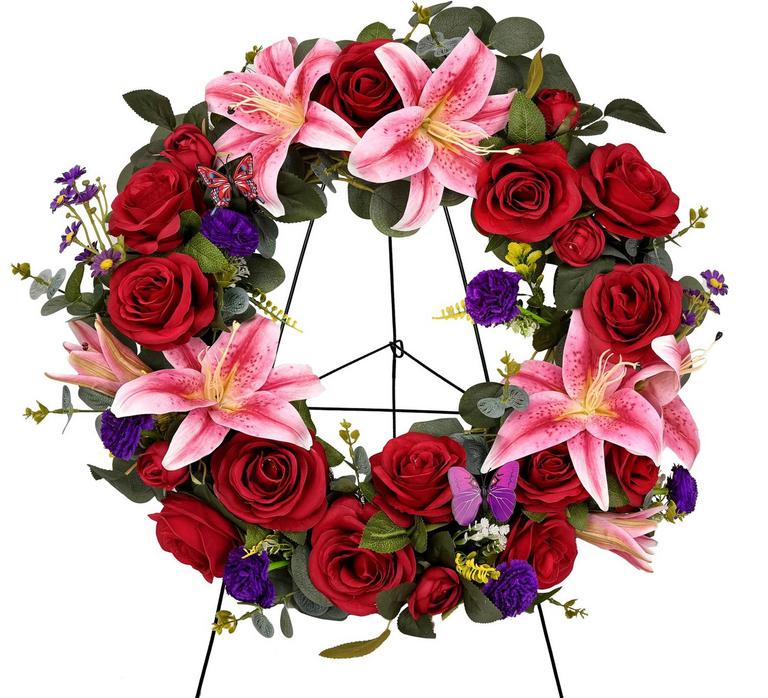 SAXILI CEMETERY WREATH 30IN