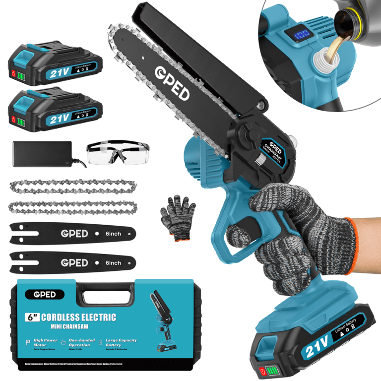 GPED MINI CHAINSAW 6IN BLUE