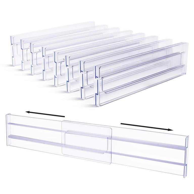 VTOPMART ADJ DRAWER DIVIDERS 8PK