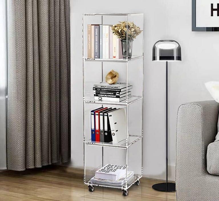 ONELUX 5TIER ACRYLIC SHELVING
