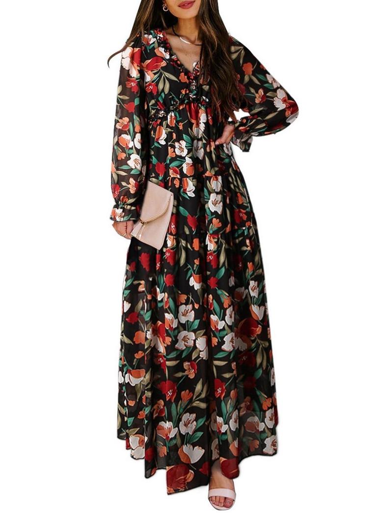 XL FLORAL MAXI DRESS