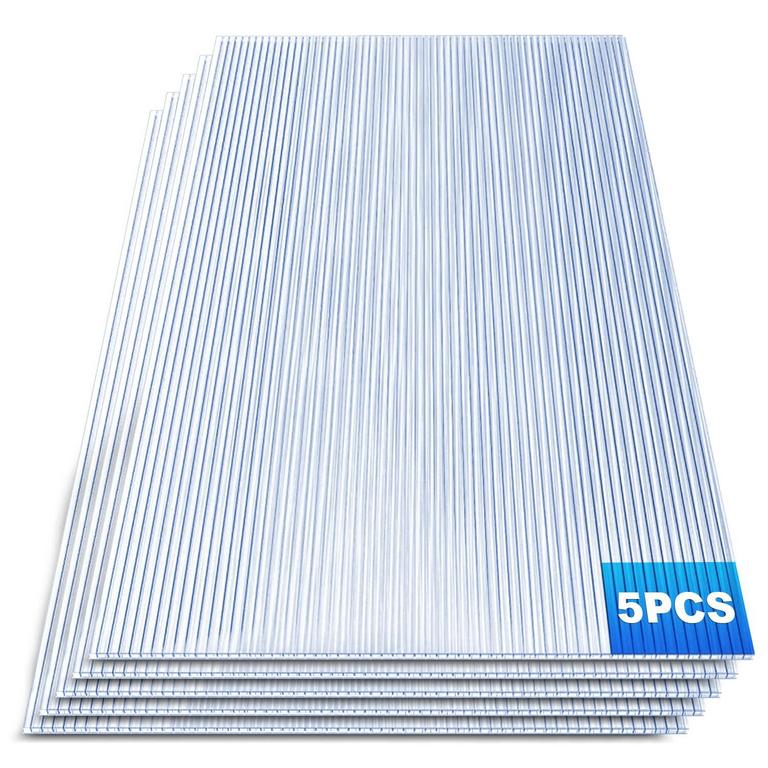 2 FUARIMEE 5PK POLYCARBONATE GREENHOUSE PANELS