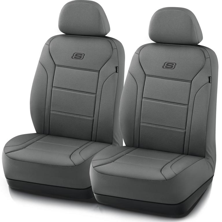 SKECHERS GREY CAR SEAT COVERS 2PCS