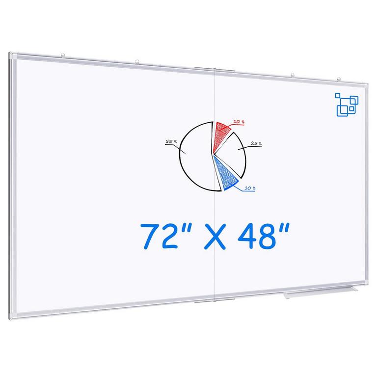 MAXTEK 72IN X 48IN WHITEBOARD